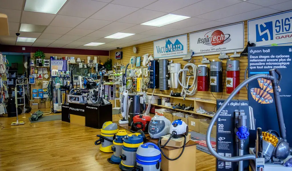 Aspirateur dépôt 