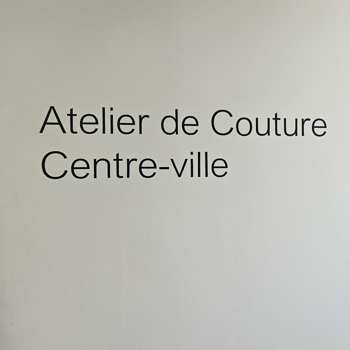 Atelier de couture Centre-ville 